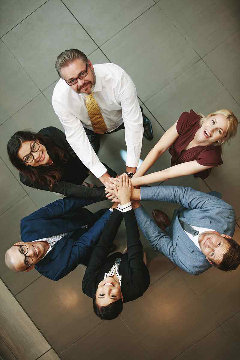 Team working together